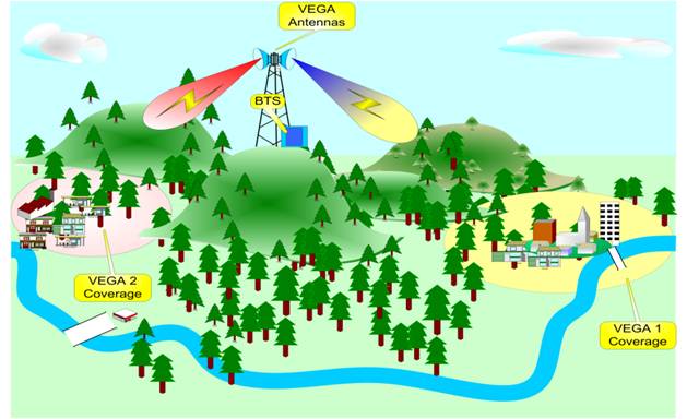 Vega specialised high gain antennas